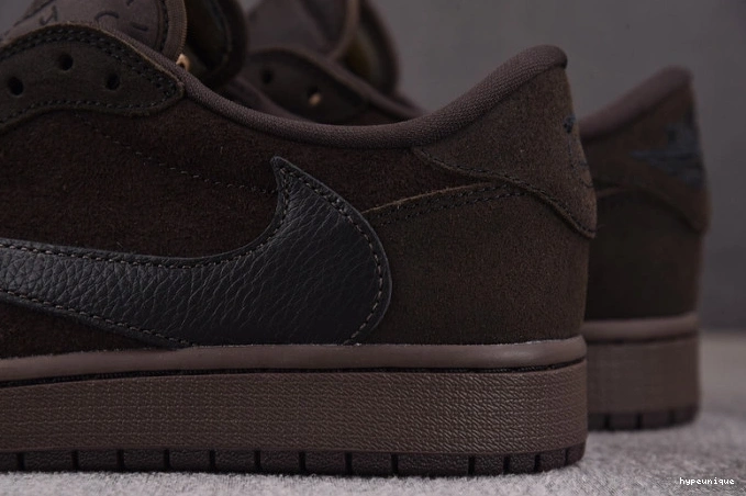 HYPE Low Travis OG 1 x Scott Jordan DM7866-202 Air Velvet Brown 0727